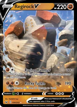 Regirock V #104/202 · Pokémon
