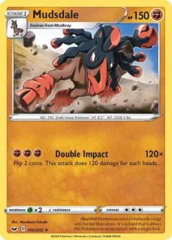 Mudsdale #106/202 · Pokémon