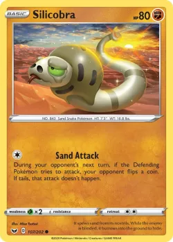 Silicobra #107/202 · Pokémon