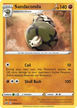 Sandaconda #109/202 · Pokémon