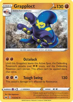 Grapploct #113/202 · Pokémon