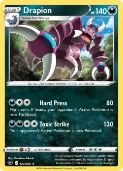 Drapion #122/202 · Pokémon