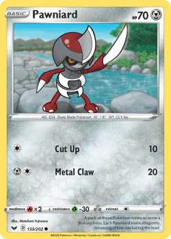 Pawniard #133/202 · Pokémon