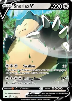 Snorlax V #141/202 · Pokémon