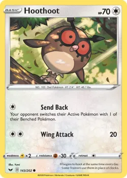 Hoothoot #143/202 · Pokémon