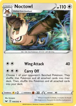 Noctowl #144/202 · Pokémon