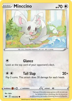 Minccino #145/202 · Pokémon