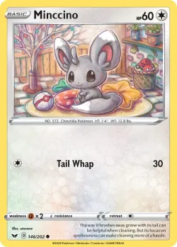 Minccino #146/202 · Pokémon