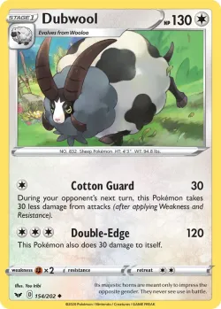 Dubwool #154/202 · Pokémon