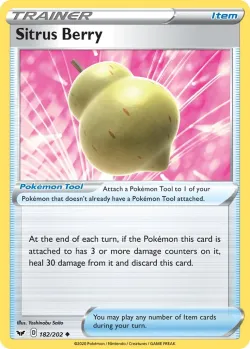 Sitrus Berry #182/202 · Pokémon