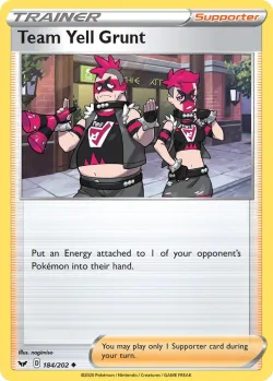 Team Yell Grunt #184/202 · Pokémon