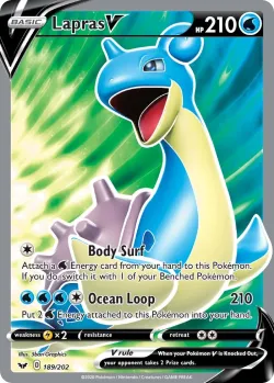 Lapras V #189/202 · Pokémon
