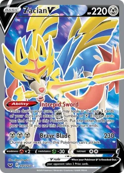 Zacian V 「SSH 195/202」「EN」