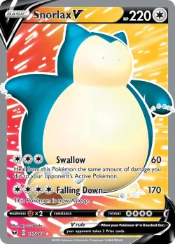 Snorlax V 「SSH 197/202」「EN」