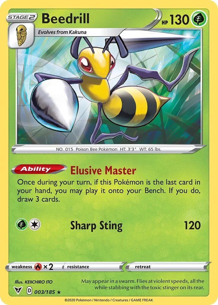 Beedrill 「VIV 003/185」「EN」
