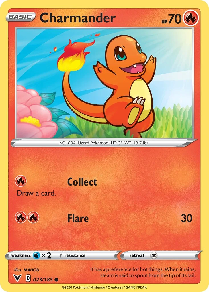 Charmander 「VIV 023/185」「EN」