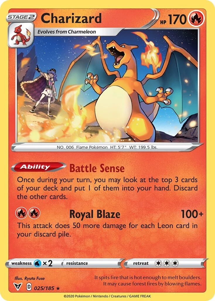 Charizard 「VIV 025/185」「EN」