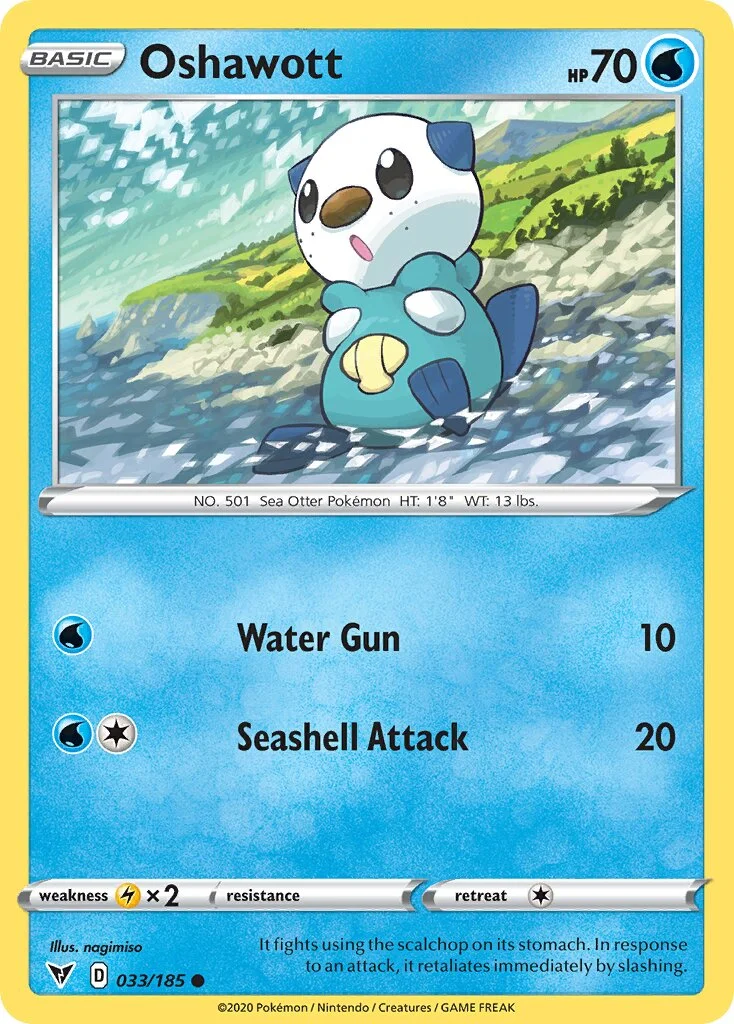 Oshawott 「VIV 033/185」「EN」