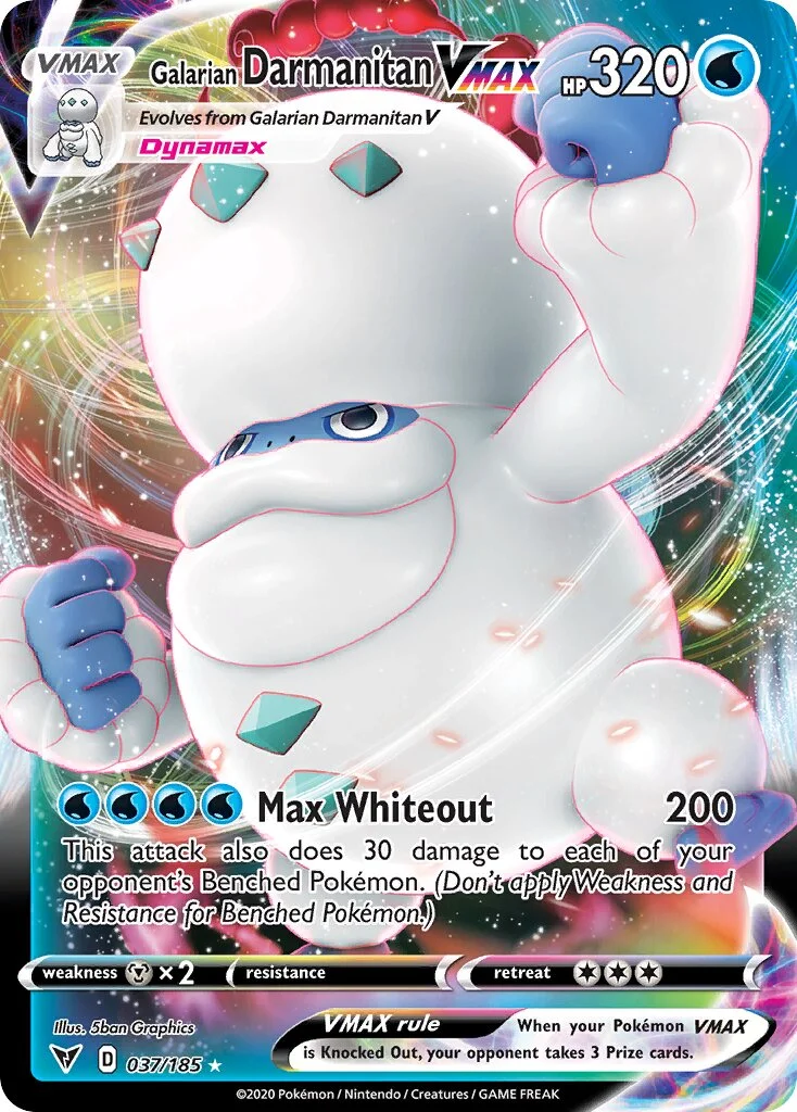 Galarian Darmanitan VMAX 「VIV 037/185」「EN」