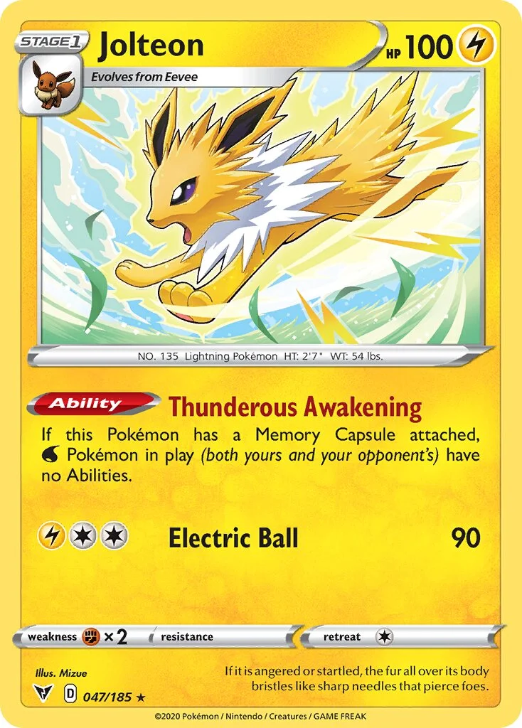 Jolteon 「VIV 047/185」「EN」