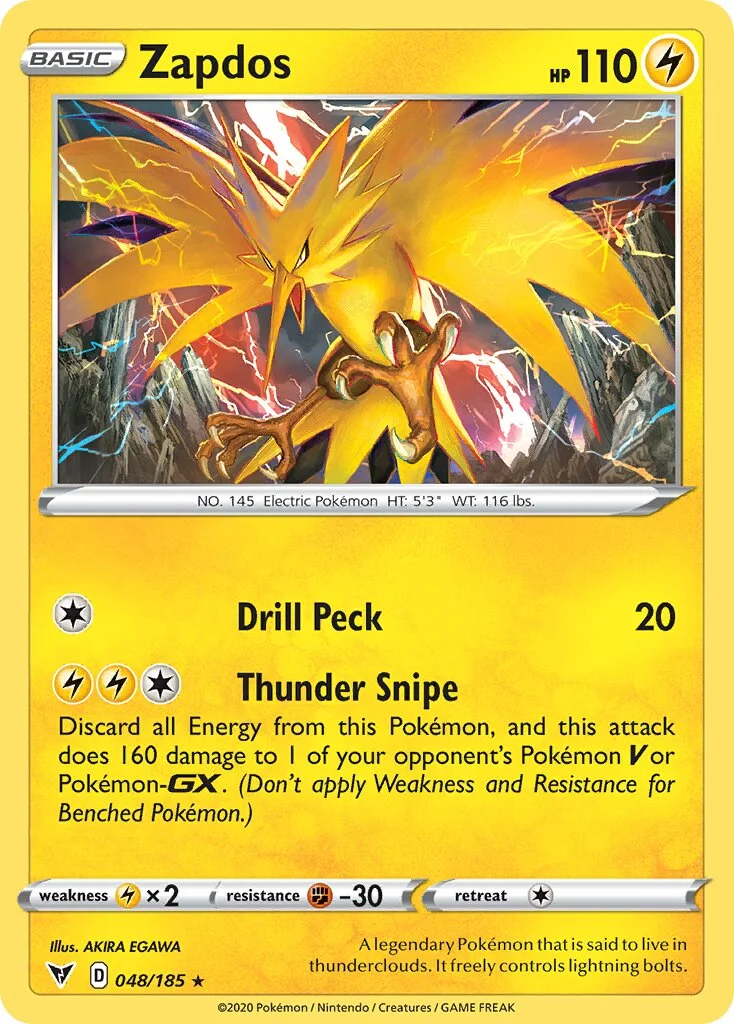 Zapdos 「VIV 048/185」「EN」