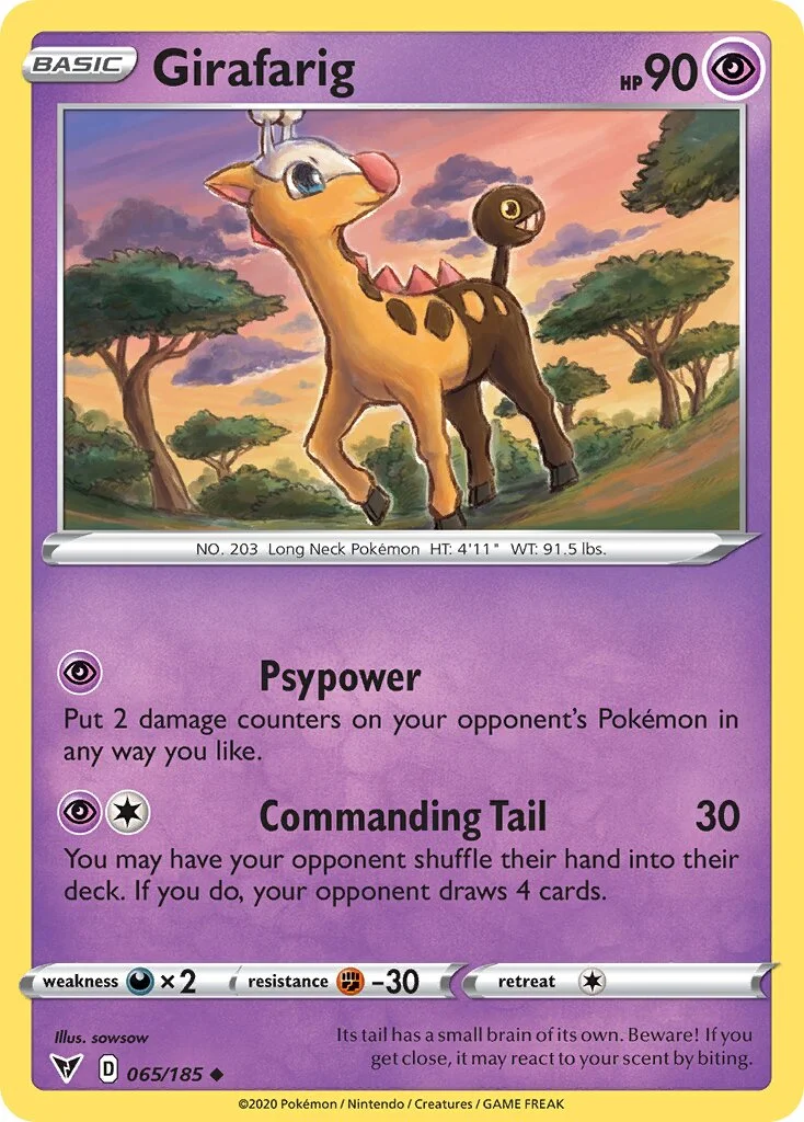 Girafarig 「VIV 065/185」「EN」