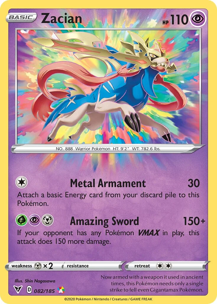 Zacian 「VIV 082/185」「EN」