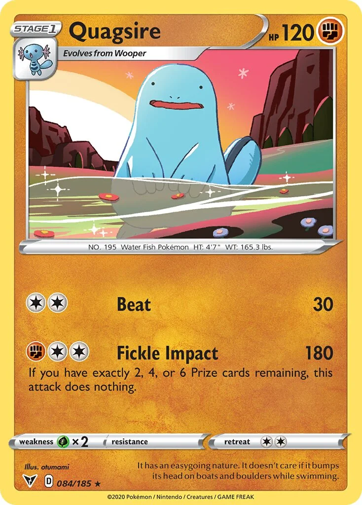 Quagsire 「VIV 084/185」「EN」