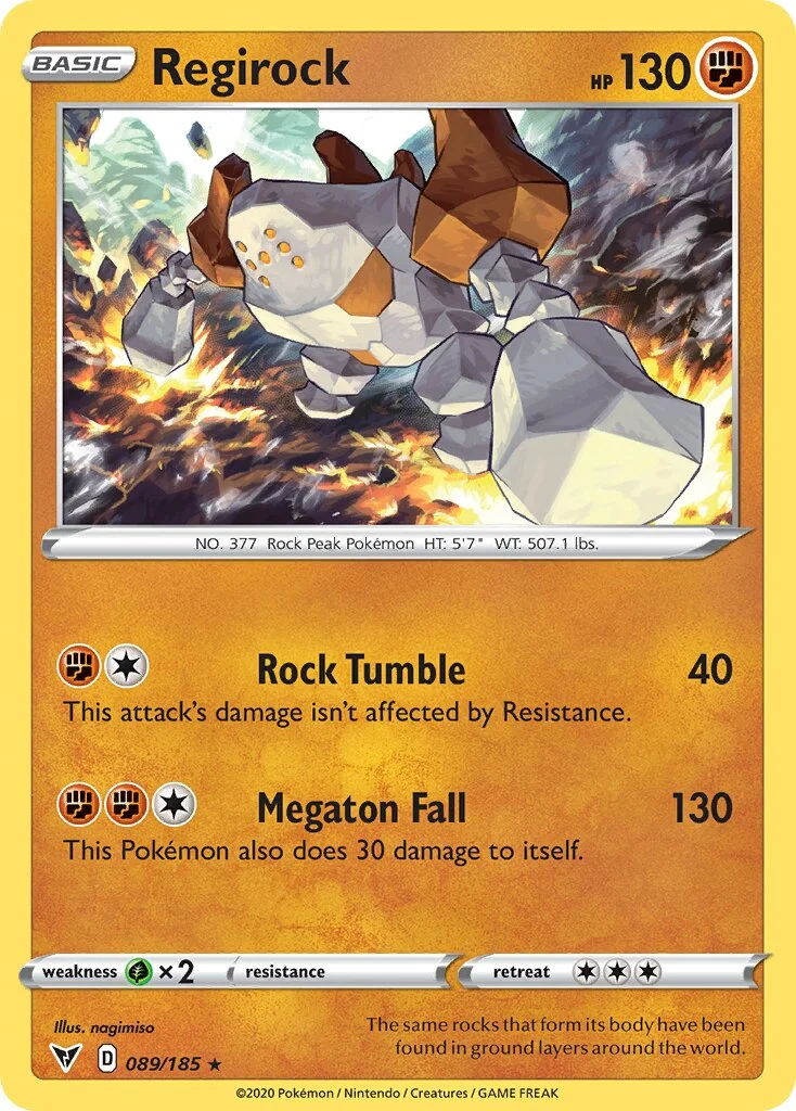 Regirock 「VIV 089/185」「EN」