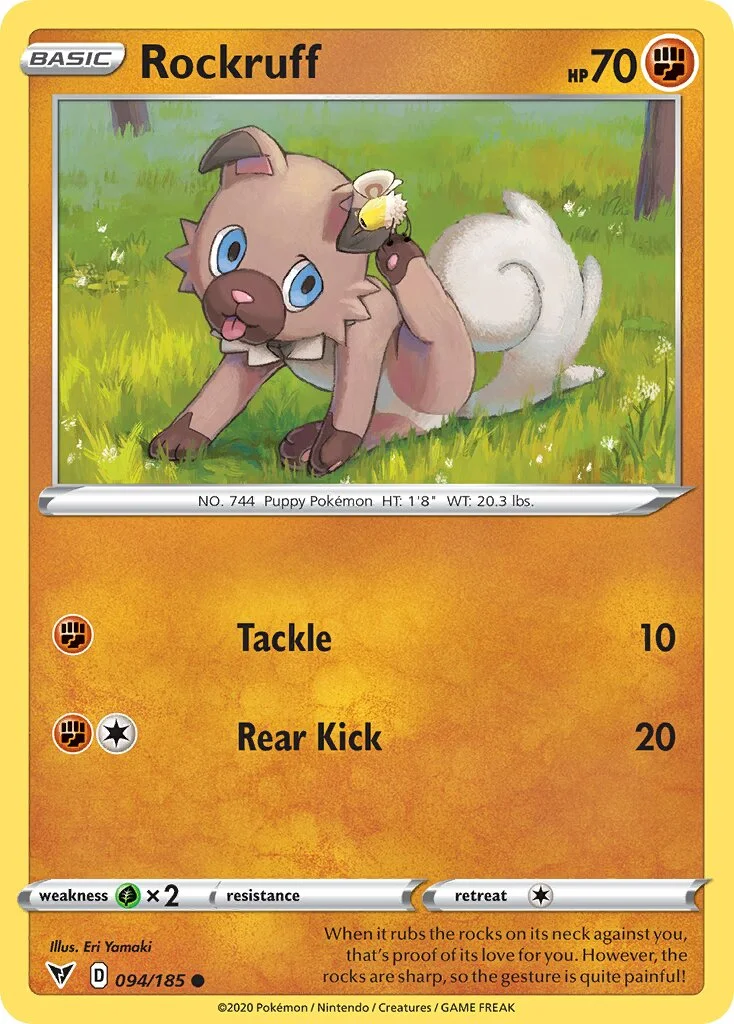 Rockruff 「VIV 094/185」「EN」