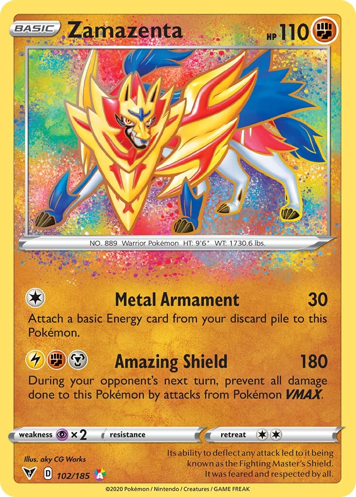 Zamazenta 「VIV 102/185」「EN」