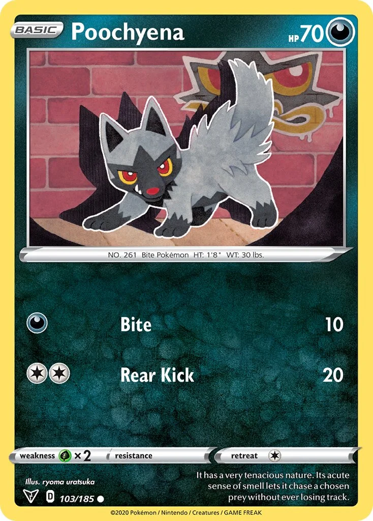 Poochyena 「VIV 103/185」「EN」
