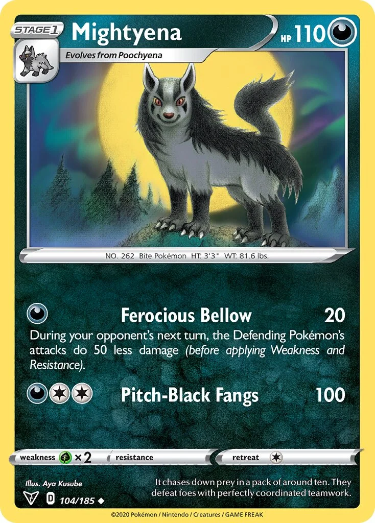 Mightyena 「VIV 104/185」「EN」