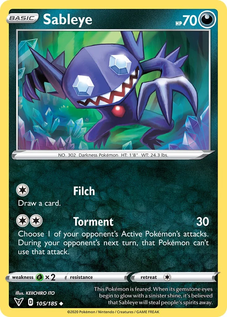 Sableye 「VIV 105/185」「EN」