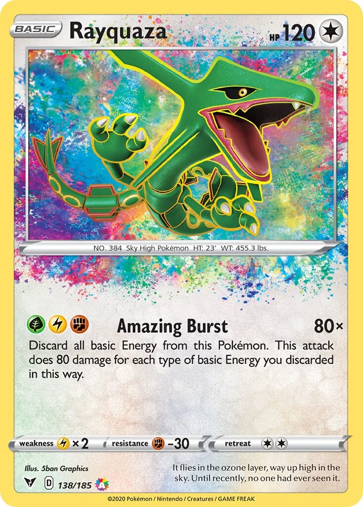 Rayquaza 「VIV 138/185」「EN」