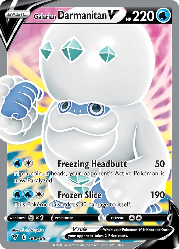 Galarian Darmanitan V 「VIV 169/185」「EN」