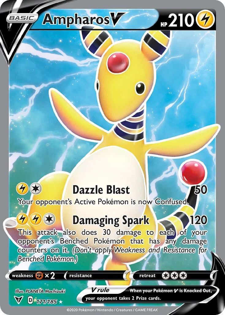 Ampharos V 「VIV 171/185」「EN」
