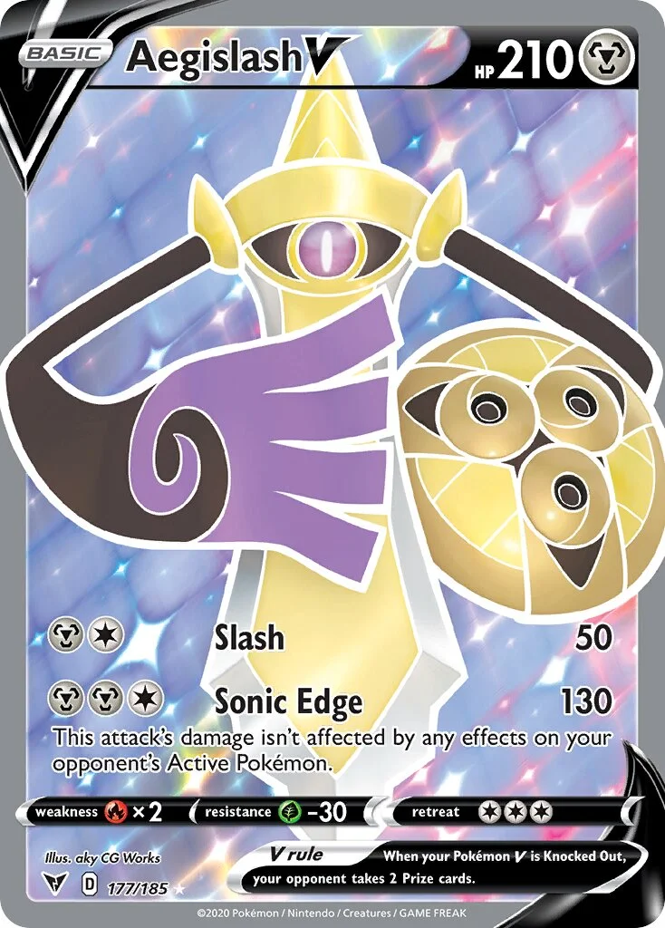 Aegislash V 「VIV 177/185」「EN」