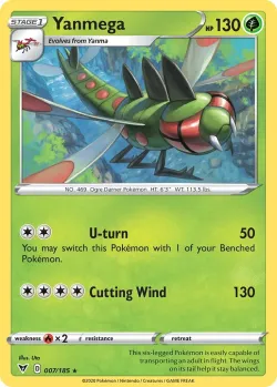 Yanmega #007/185 · Pokémon