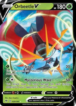 Orbeetle V #020/185 · Pokémon