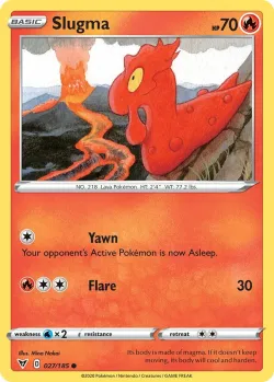 Slugma #027/185 · Pokémon