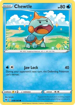 Chewtle #038/185 · Pokémon