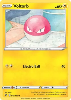 Voltorb #045/185 · Pokémon