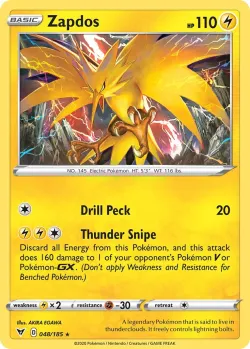 Zapdos #048/185 · Pokémon
