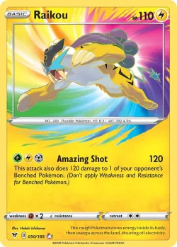 Raikou #050/185 · Pokémon