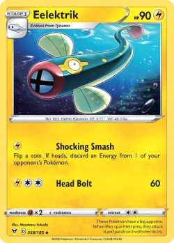 Eelektrik #058/185 · Pokémon