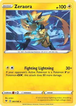 Zeraora #061/185 · Pokémon