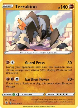 Terrakion #092/185 · Pokémon