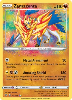 Zamazenta #102/185 · Pokémon