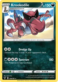Krookodile #109/185 · Pokémon
